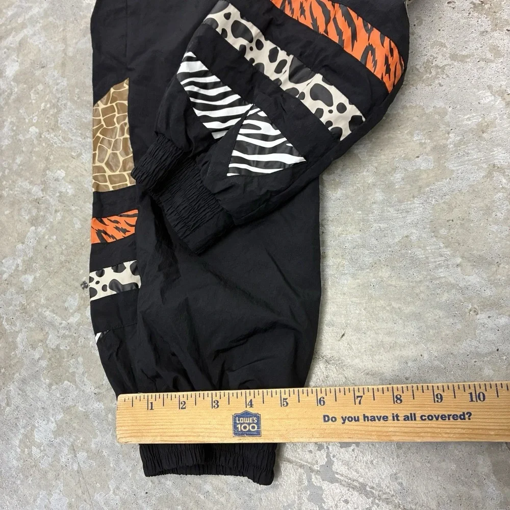 Adidas Atmos ATM Leopard Print Logo Track Pants Men's Small Black Trefoil GT7294 - Picture 14 of 16
